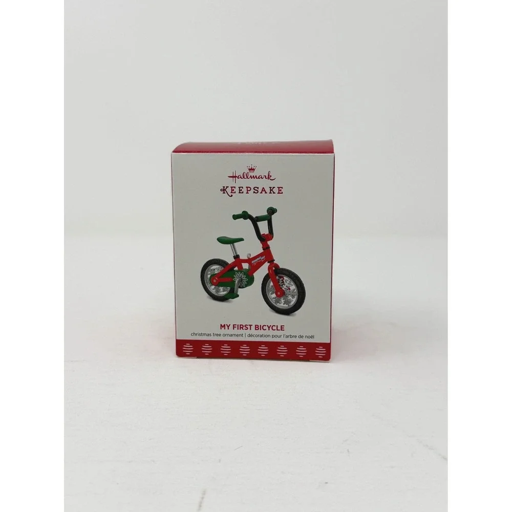 Hallmark Keepsake My First Bicycle 2017 Christmas Ornament Red Bike QGO1592